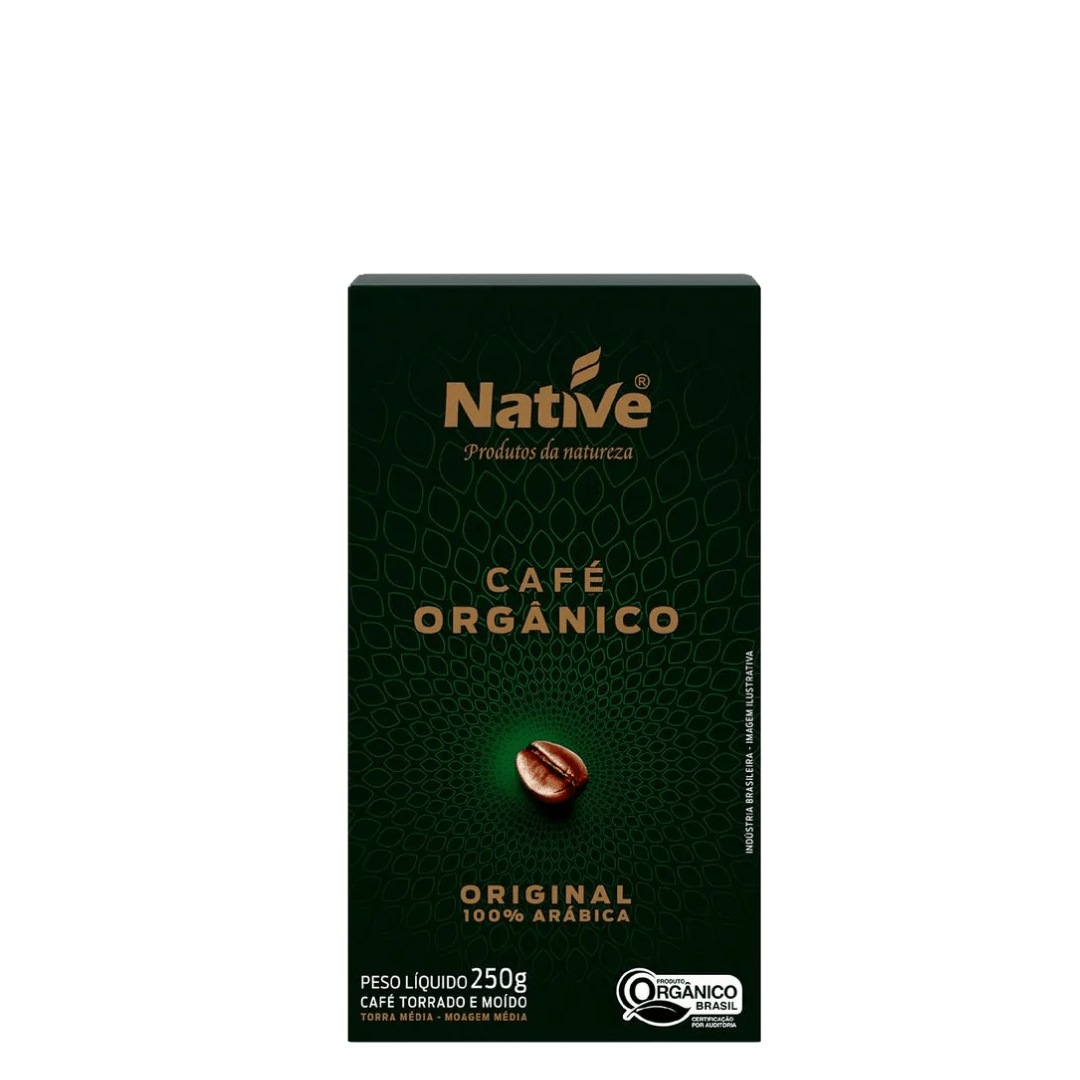 Café Native Orgânico Torrado e Moído 250g